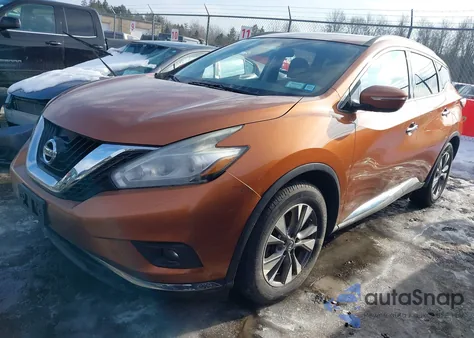 2015 Nissan Murano Sv из США, поврежденный, VIN 5N1AZ2MH9FN235476